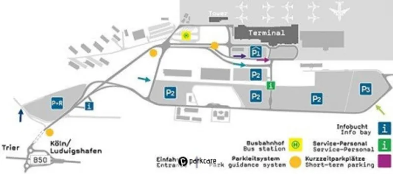 Parking Aéroport Hahn P3 image 1