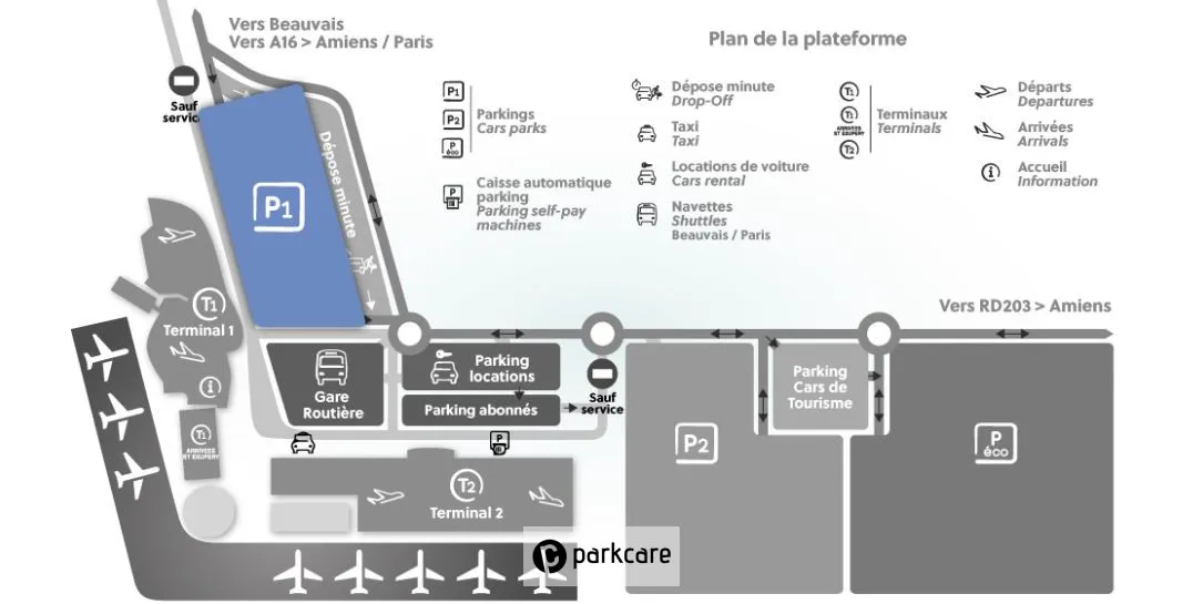 Parking Aéroport Beauvais P1 » Avis, Photos & Toutes les infos ici